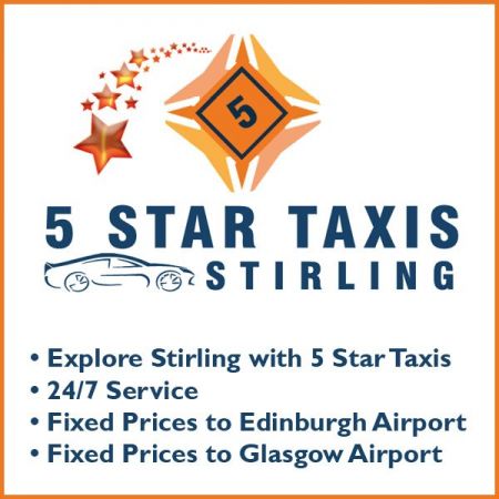 Things to do in Stirling visit 5 Star Taxis