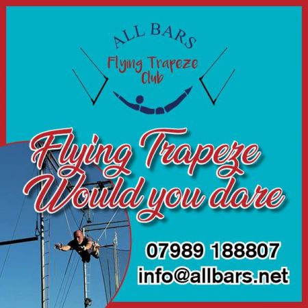 Things to do in Cheltenham visit All Bars Flying Trapeze Club