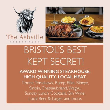 Things to do in Bristol visit The Ashville Steakhouse