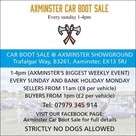Things to do in Axminster & Seaton visit Axminster Car Boot Sale