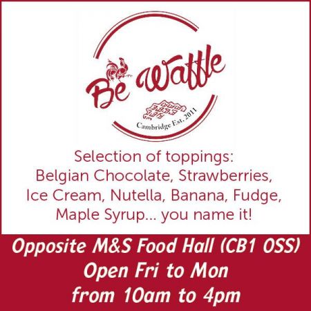 Things to do in Cambridge visit Belgian Waffles