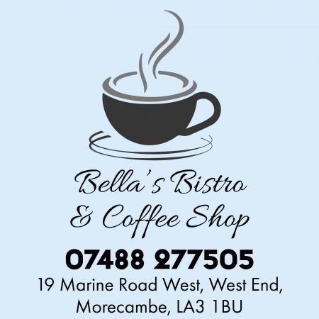 Things to do in Morecambe visit Bella's Bistro & Coffee Shop