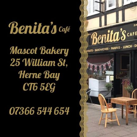 Things to do in Whitstable & Herne Bay visit Benita's Café