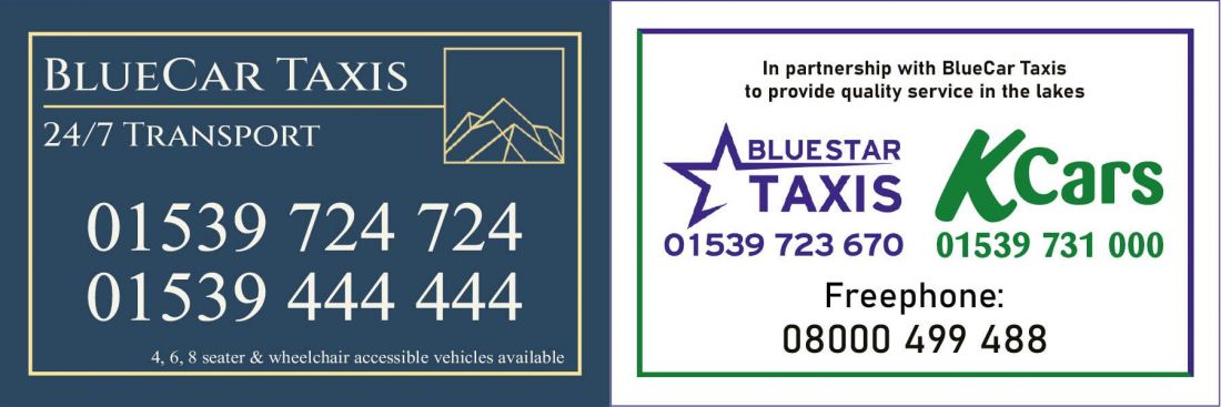 Things to do in Kendal & Windermere visit Blue Star Taxis