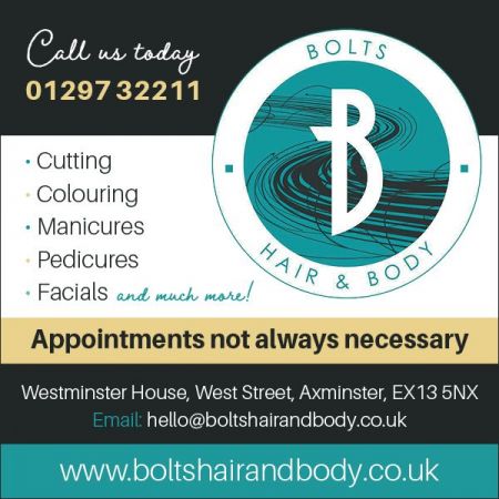 Things to do in Axminster & Seaton visit Bolts Hair & Body