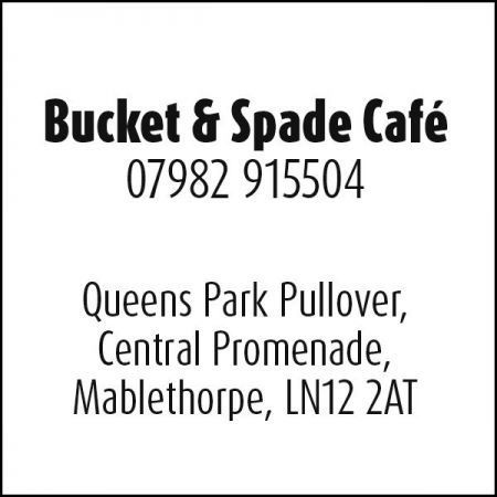 Things to do in Mablethorpe visit Bucket and Spade Café
