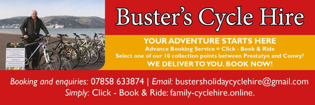 Things to do in Llandudno & Rhos on Sea visit Buster's e-Bike & Cycle Hire