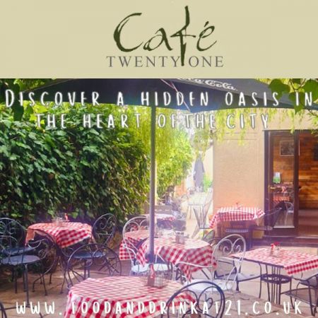 Things to do in Colchester visit Cafe 21