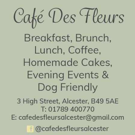 Things to do in Stratford-upon-Avon visit Cafe Des Fleurs