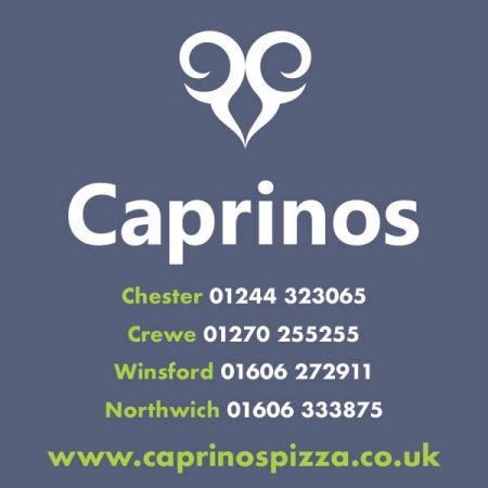 Things to do in Northwich visit Caprinos Pizza
