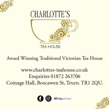 Things to do in Truro visit Charlotte's Tea House