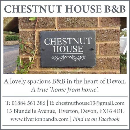 Things to do in Tiverton visit Chestnut House B&B