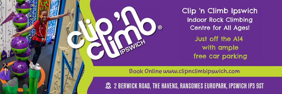 Things to do in Felixstowe visit Clip 'n Climb Ipswich