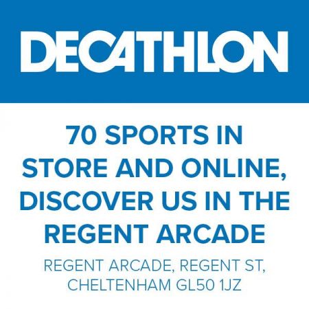 Things to do in Cheltenham visit Decathlon Cheltenham
