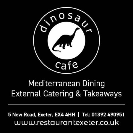 Things to do in Exeter visit Dinosaur Café