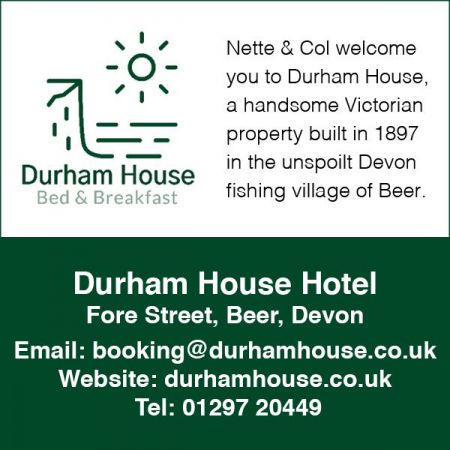 Things to do in Axminster & Seaton visit Durham House Bed & Breakfast