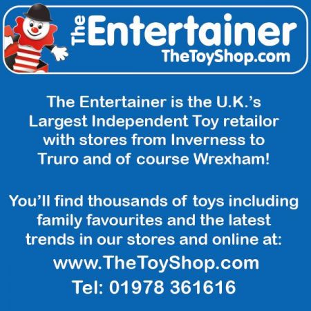 Things to do in Wrexham visit The Entertainer