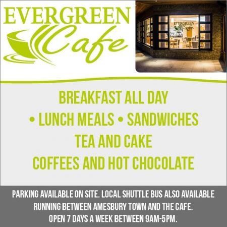 Things to do in Andover visit Evergreen Cafe