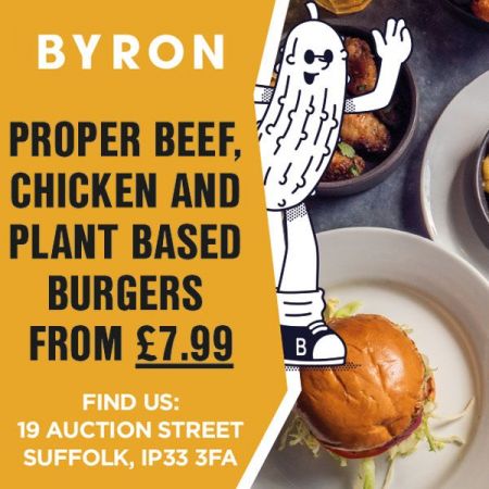 Things to do in Bury St Edmunds visit Byron Burgers