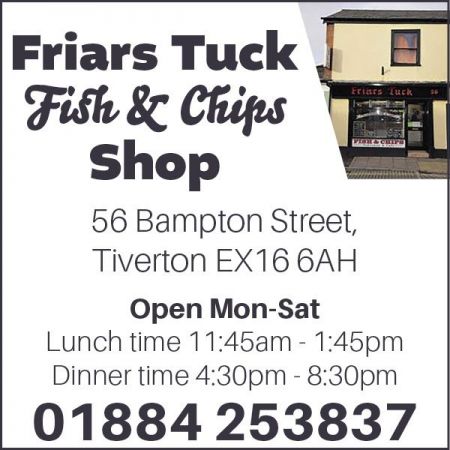 Things to do in Tiverton visit Friars Tuck