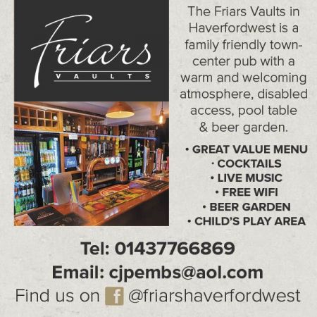 Things to do in Tenby visit Friars Vaults