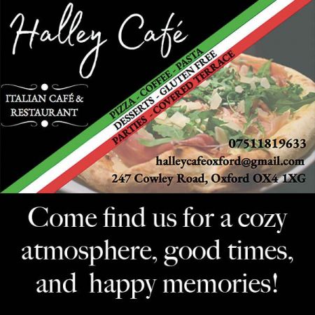 Things to do in Oxford visit Halley Café