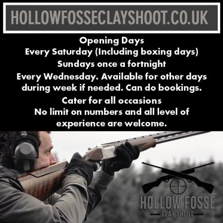Things to do in Tetbury & Malmesbury visit Hollow Fosse Clay Shoot