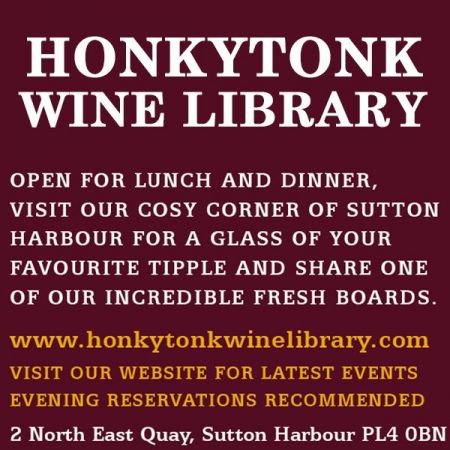 Things to do in Plymouth visit Honky Tonk Wine Library