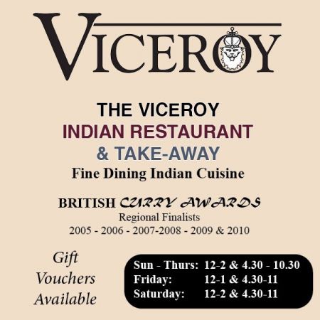 Things to do in Yeovil visit Indian Viceroy