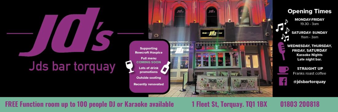 Things to do in Torquay visit JD's Bar Torquay