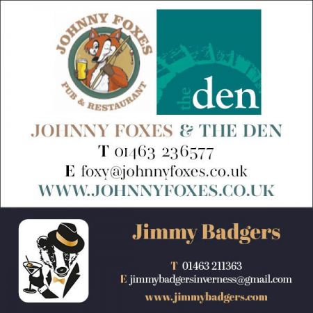 Things to do in Inverness visit Johnny Foxes