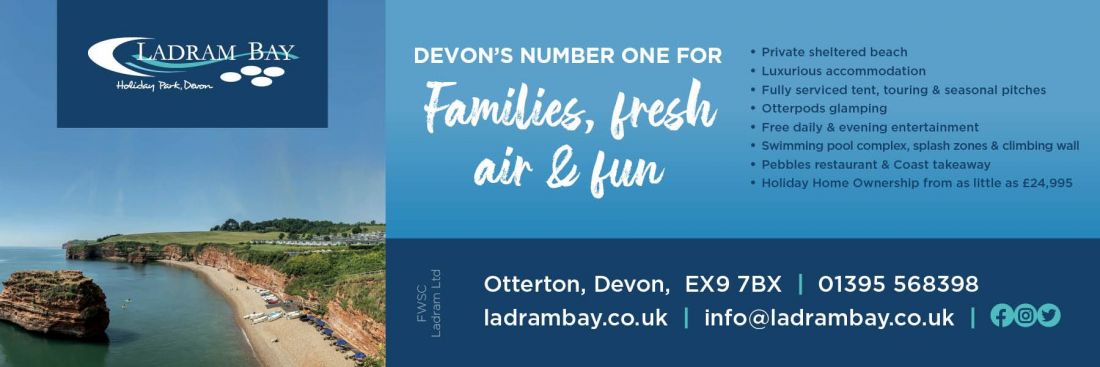Things to do in Exmouth & Budleigh Salterton visit Ladram Bay Holiday Park
