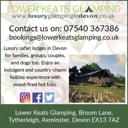 Things to do in Axminster & Seaton visit Lower Keats Glamping