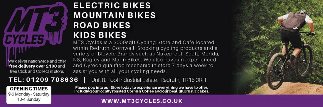 Things to do in Redruth & Camborne visit MT3 Cycles