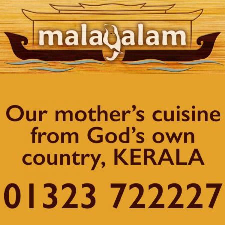 Things to do in Eastbourne visit Malayalam Restaurant