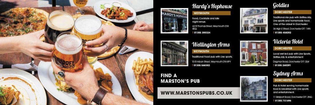 Things to do in Dorchester visit Marston's Pubs