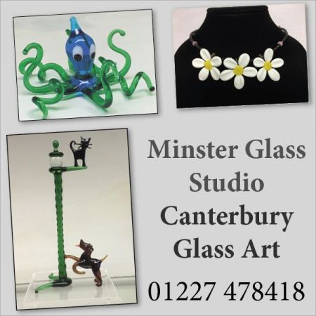 Things to do in Canterbury visit Minster Glass Studio