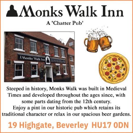 Things to do in Beverley & Market Weighton visit Monks Walk Inn