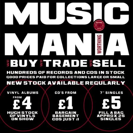 Things to do in Worthing visit Music Mania