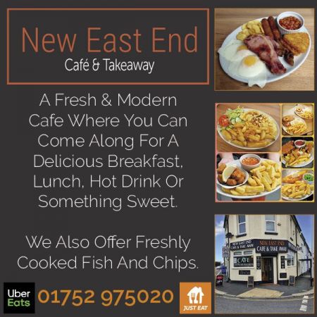 Things to do in Plymouth visit New East End Cafe & Takeaway