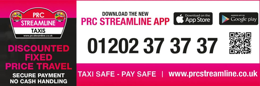 Things to do in Bournemouth visit PRC Streamline Taxis