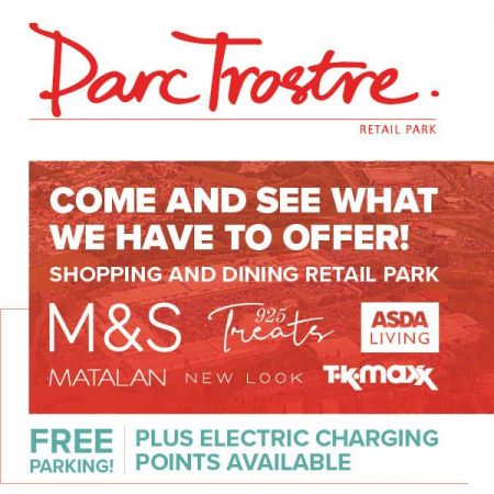 Things to do in Swansea visit Parc Trostre