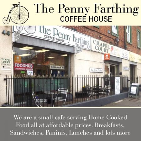 Things to do in Carlisle visit Penny Farthing Coffee House