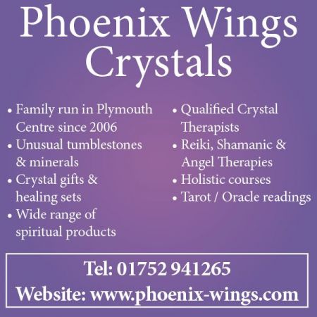 Things to do in Plymouth visit Phoenix Wings Crystals
