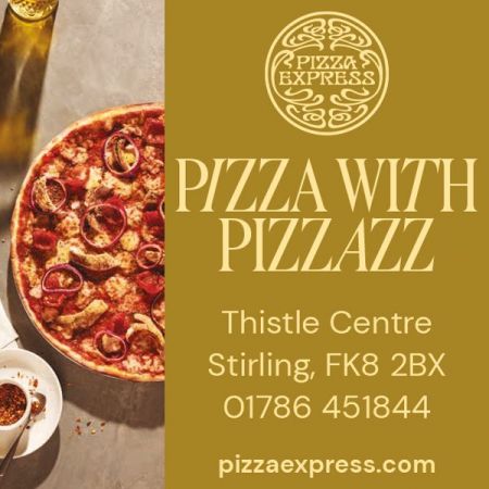 Things to do in Stirling visit Pizza Express