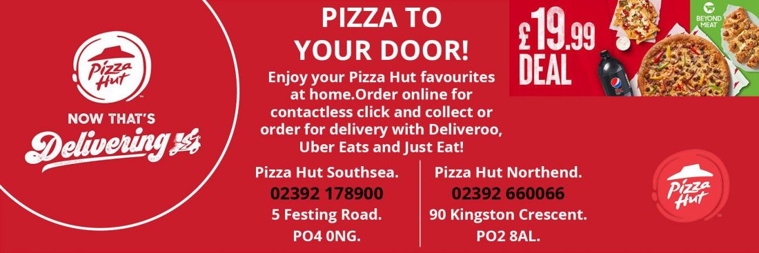 Things to do in Portsmouth visit Pizza Hut Portsmouth