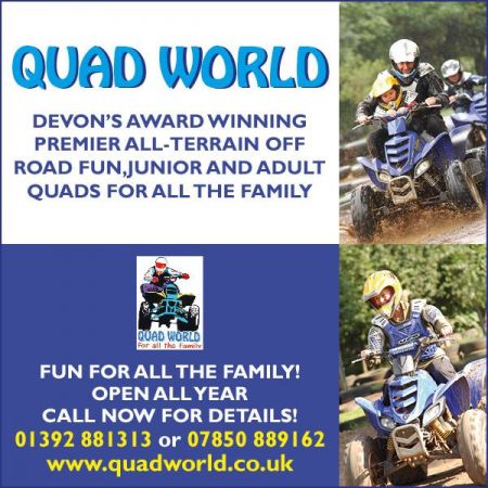 Things to do in Tiverton visit Quad World