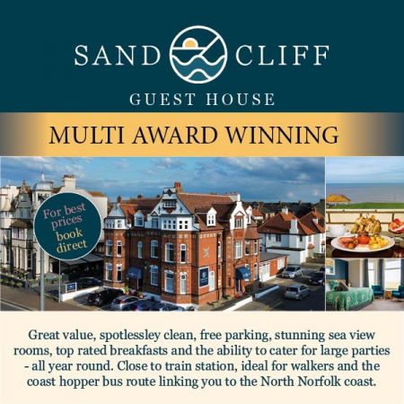 Things to do in Cromer visit Sandcliff Guest House