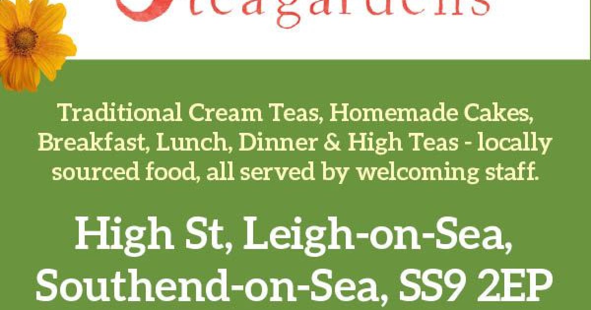 Things to do in SouthendonSea Visit Sara's Tea Garden