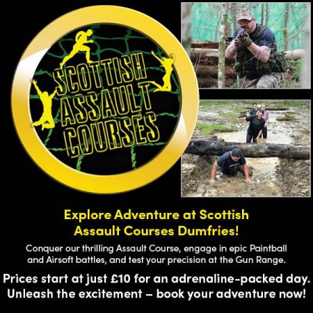 Things to do in Dumfries visit Scottish Assault Courses